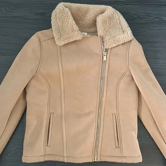 Rag Poets Suede & Shearling Coat - Picture 3 of 10